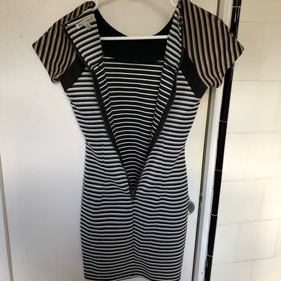 Colour block stripe mini dress, size XS - Picture 3 of 6
